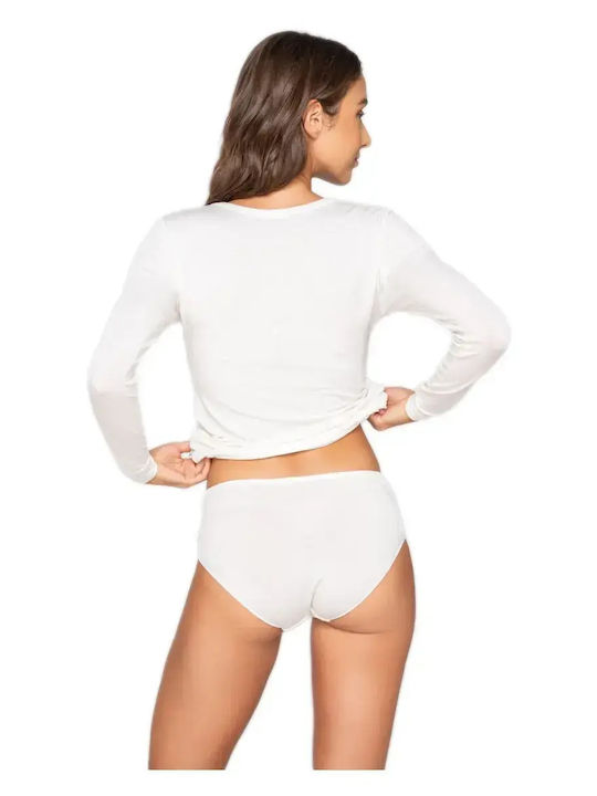 Women's Long Sleeve T-Shirt Ivory