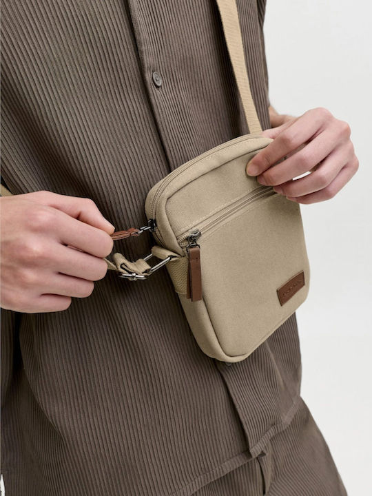 Herrentasche Sling Beige