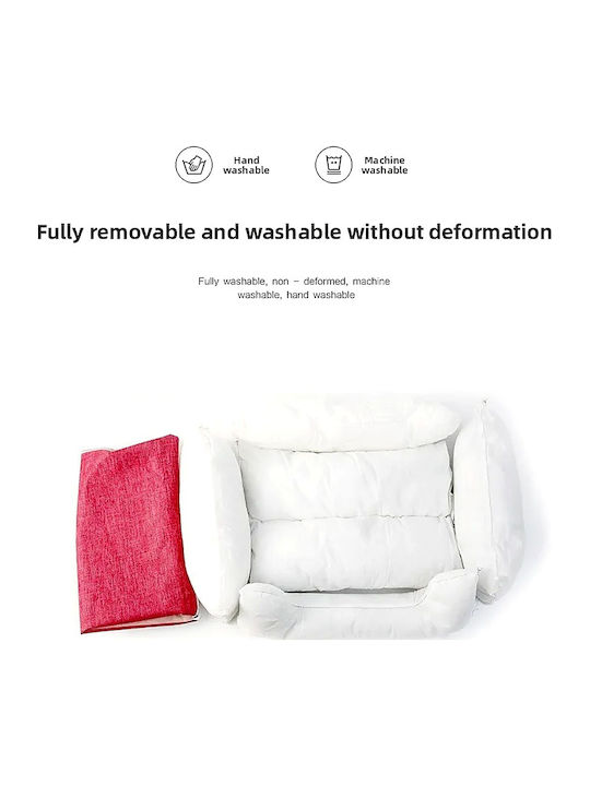 Sofa Dog Bed Pink 50x40cm