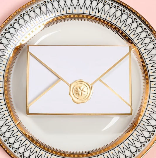 By Queen Elegant Ceremonial Box Gift Box Gold Seal
