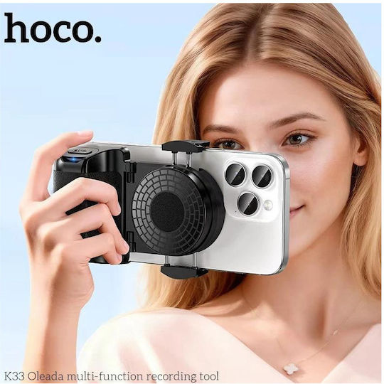 Hoco Selfie Controller Κ33 Bluetooth Black