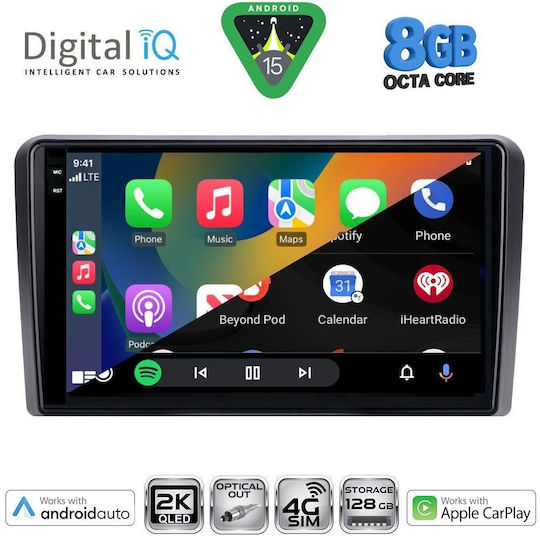 Digital IQ Car Audio System for Ford Transit Connect 2018-2025 (Bluetooth/USB/WiFi/GPS/Apple-Carplay/Android-Auto) with Touch Screen 10"