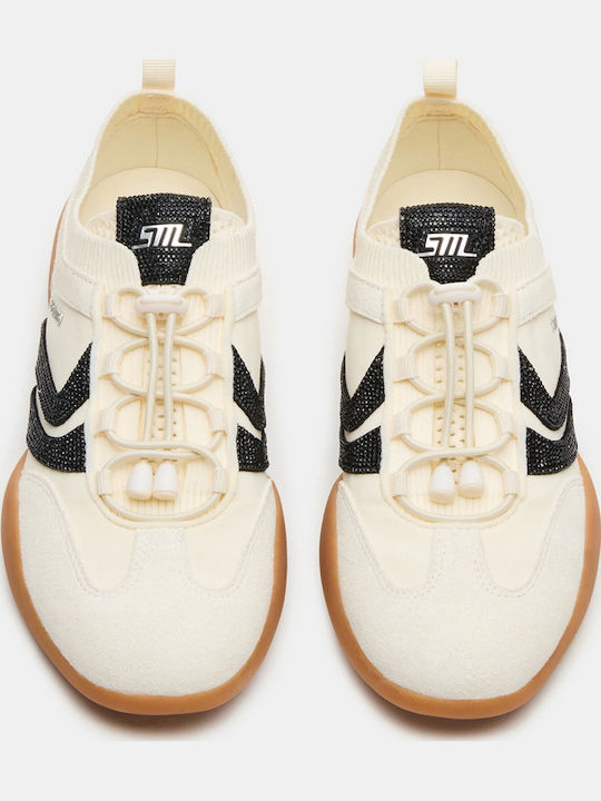 Biscottire Γυναικεία Sneakers Cream Black