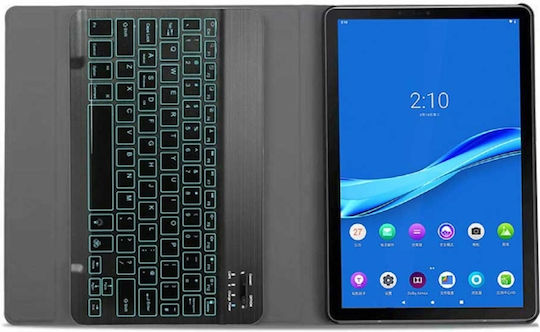 Flip Cover with Keyboard in English US Blacη (Lenovo Tab M10 FHD Plus (X606F)) EDA00469101A
