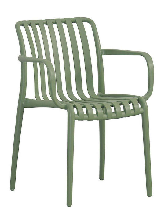 Fotoliu de exterior Polipropilenă Moda-h Verde 54x57x80cm