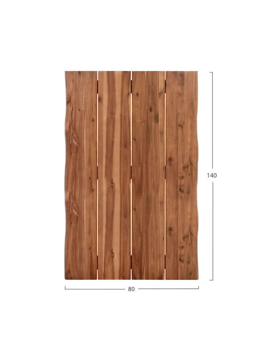 Freebox Επιφάνεια Τραπεζιού από Μασίφ Ξύλο 140x80x3.5cm FB96301.01