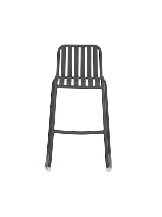 Stool Bar Metallic Gray