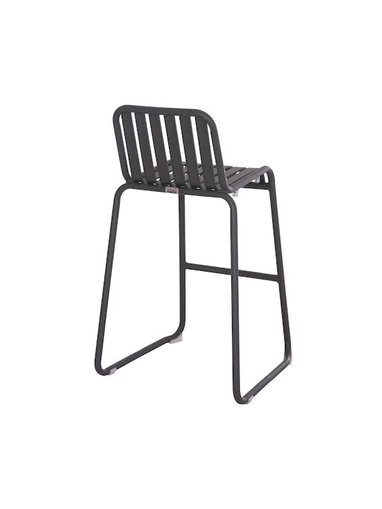 Stool Bar Metallic Gray