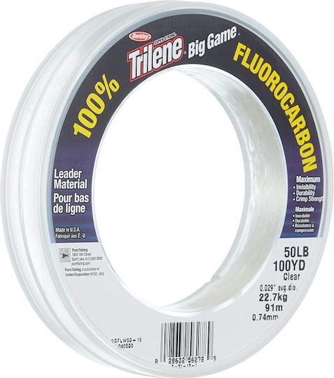 Berkley Trilene Big Game Fluorocarbon Leaders 0.61 Mm 18.2 Kg 91 Meters