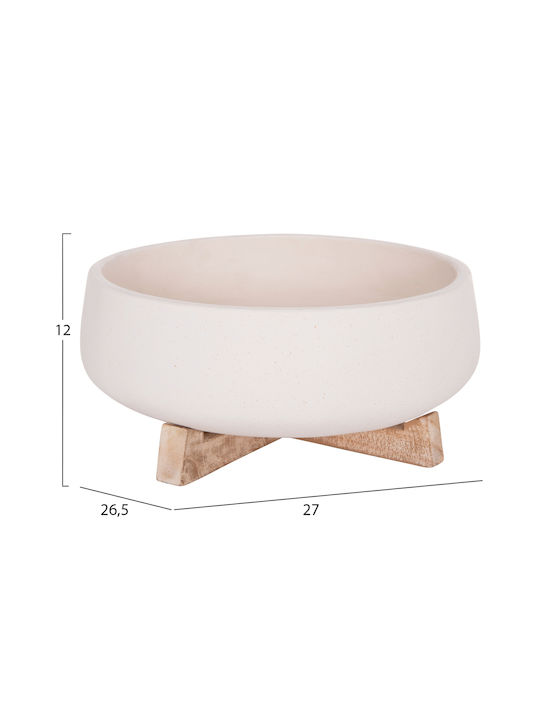 HomeMarkt Γλάστρα Τσιμεντένια Λευκό HomeMarkt Γλάστρα Τσιμεντένια Λευκό