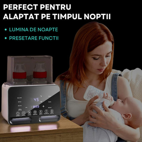 Inco Încălzitor Digital De Biberon Cu Funcție De Păstrare A Sticlei Pentru Bebeluși