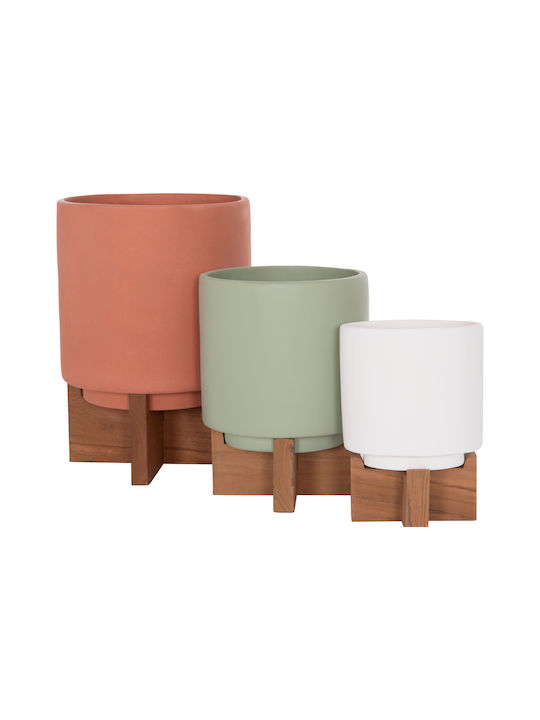 HomeMarkt Комплект 3 Саксии Бетонни