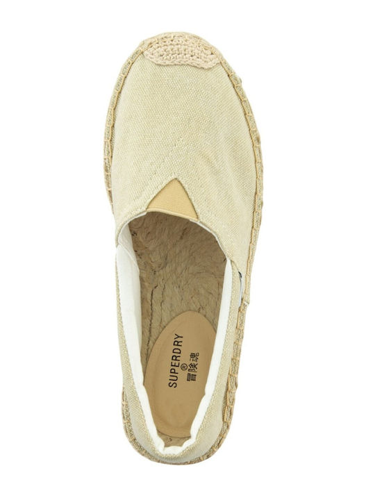 Espadrille Υφασμάτινες Γυναικείες Εσπαντρίγιες σε Μπεζ Χρώμα