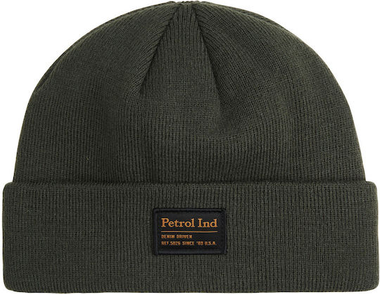 Beanie Unisex Beanie Knitted in Khaki color