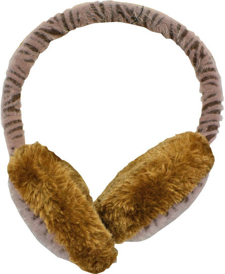 Γυναικείο Earmuff Πλεκτό σε Μπεζ χρώμα