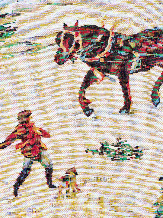 Signare Decorative Pillow Case 45x45cm Christmas Sleigh