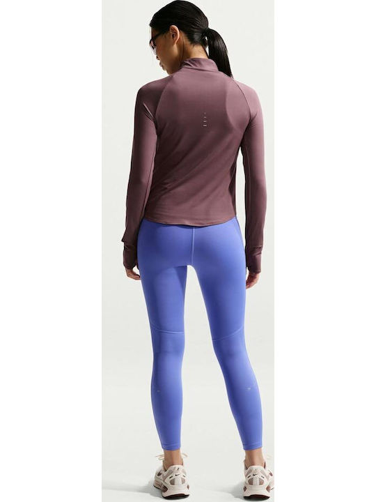 Tempo Women's Cropped Legging High Waisted Dri-Fit Purple