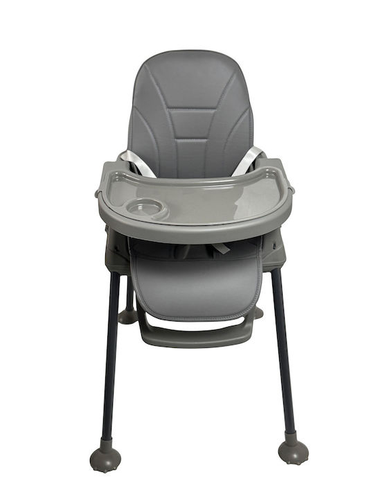 ForAll Moon Baby Highchair 3 in 1 with Adjustable Height Dark Gray