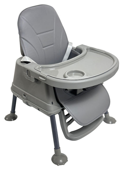 ForAll Moon Baby Highchair 3 in 1 with Adjustable Height Dark Gray