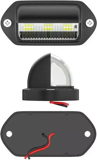Светлини за регистрационната табела LED 2W 12V Универсален 2бр