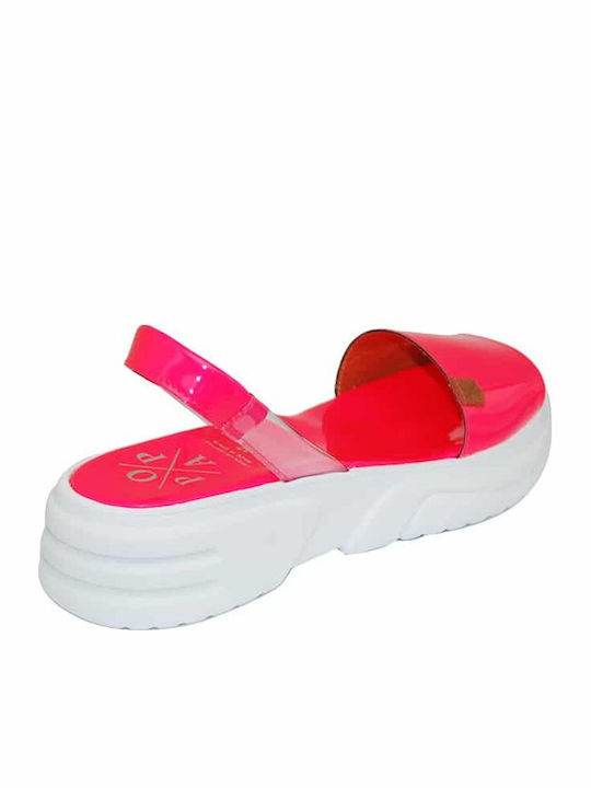 Γυναικεία Σανδάλια Flatforms Ροζ