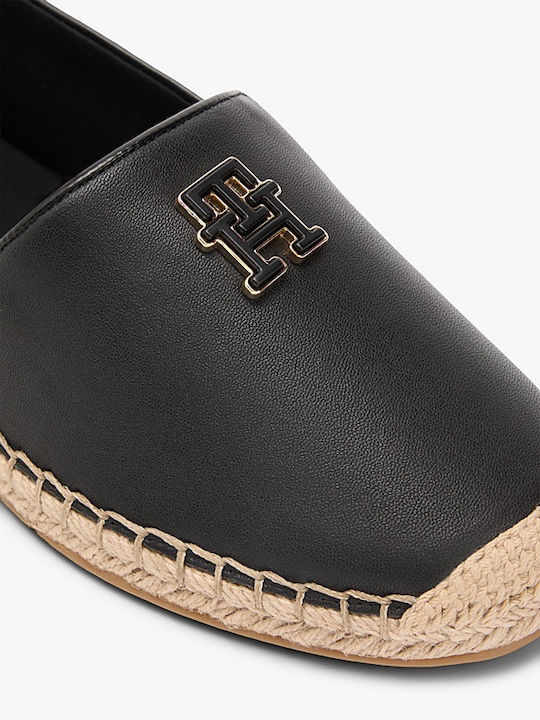 Knitted Women's Espadrilles In Black Color