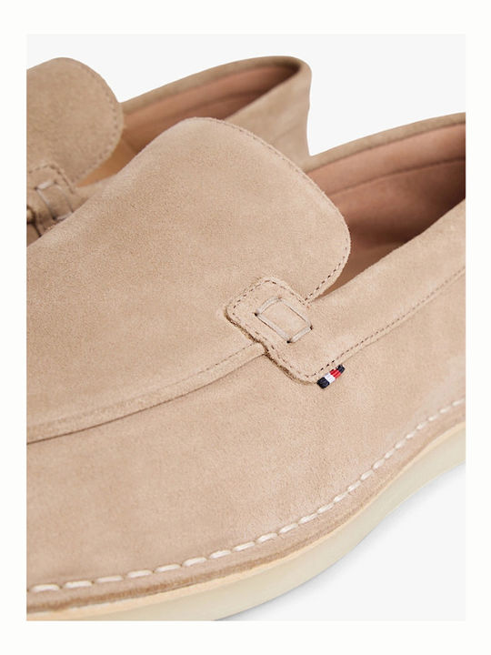 Tommy Hilfiger Ανδρικά Μοκασίνια Μπεζ Tommy Hilfiger Ανδρικά Μοκασίνια Μπεζ