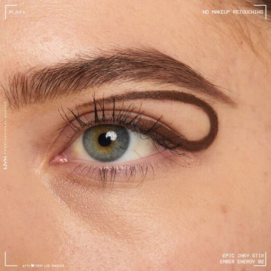 NYX Professional Makeup Epic Waterproof Pen Eye Liner 02 Ember Energy 1gr