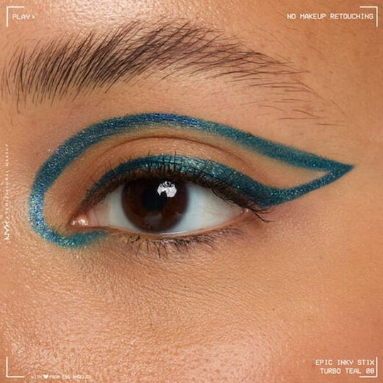 NYX Professional Makeup Epic Waterproof Pen Eye Liner 08 Turbo Teal 1gr