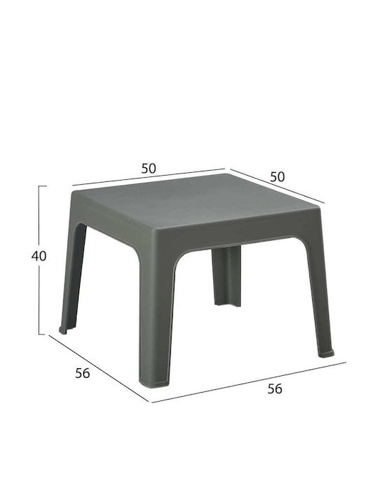 Σετ Σαλονιού Εξωτερικού Χώρου 3τμχ DARK OLIVE GREEN