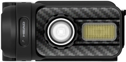 Head Lanternă De Tip Cască LED IPX4 Cu Luminozitate Maximă 500 Lumen