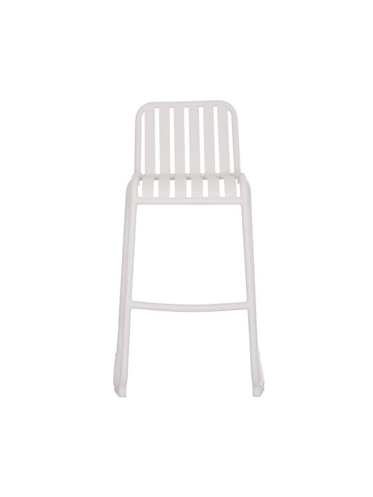 Stool Bar Metallic White