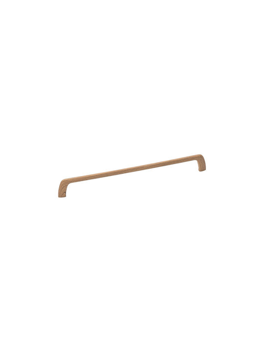 Roline Handle Furniture made of Metallic & Wooden Teak with Center Distance 224mm ICP-14051-224mm 1pcs