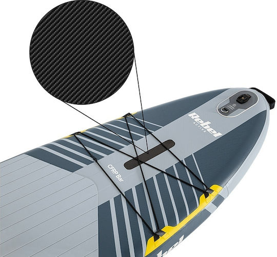 Rebel Gonflabilă Placă SUP cu Lungime 3.35m Gri