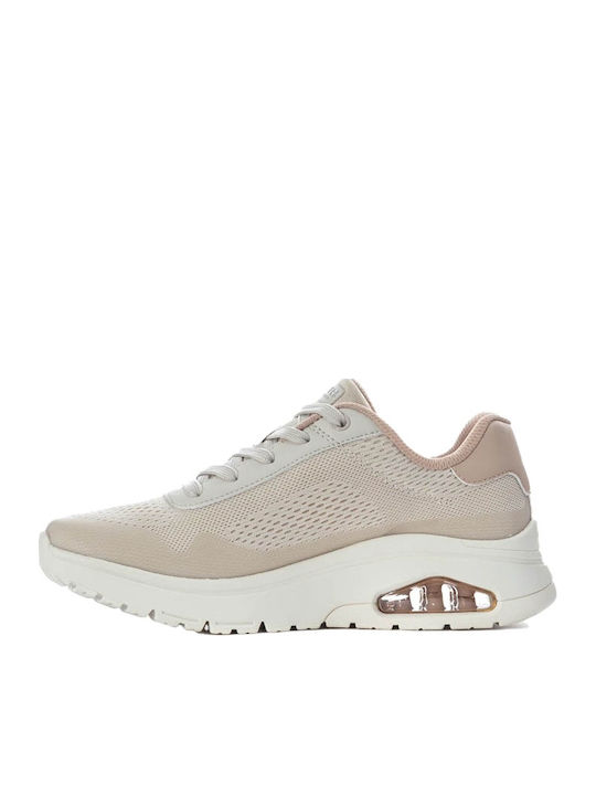 Skechers Uno Flex Sneakers Μπεζ Skechers Uno Flex Sneakers Μπεζ