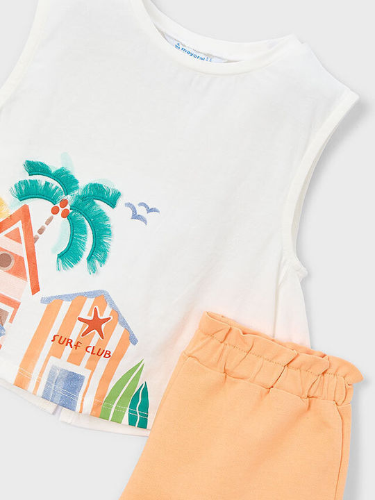 Kids' Set with Shorts Summer 2pcs Orange