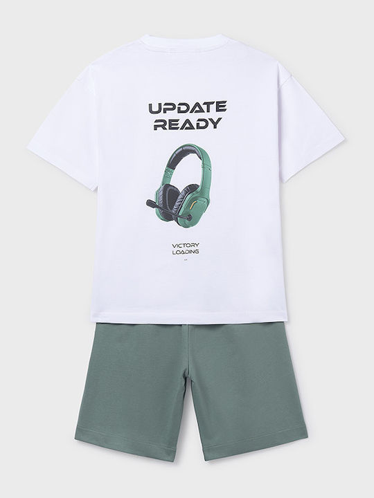 Kids' Set with Shorts Summer 2pcs Green