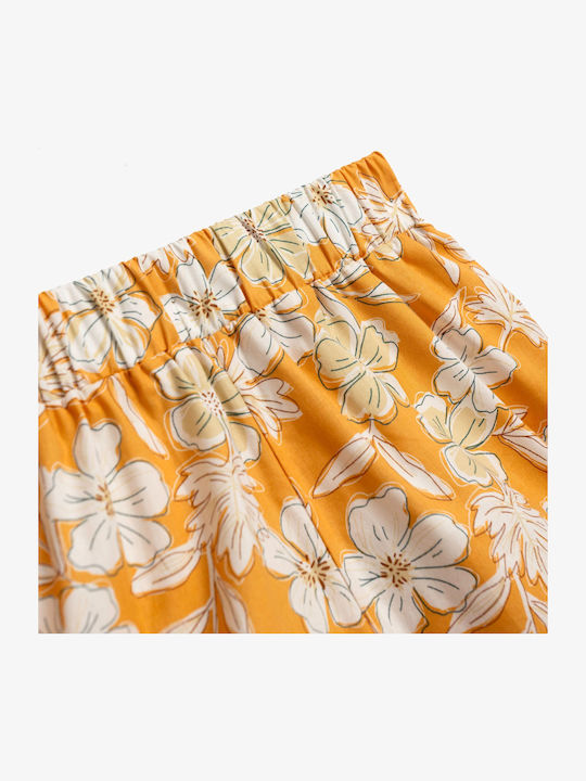 Kids' Set with Shorts Summer 2pcs Orange
