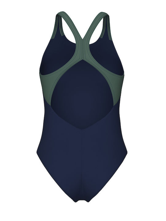 Activewear Swimsuit Navy Blue/Sage