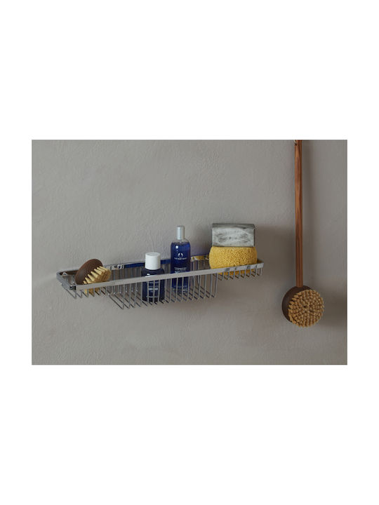 Bronze Art Wall-mounted Sponge Holder Metallic Silver