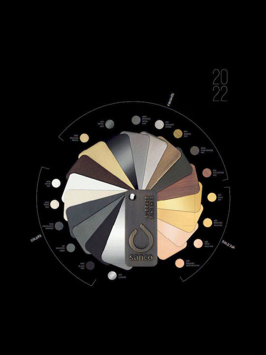 Sanco M90-90518 Inox Πιγκάλ Μπάνιου Ασημί
