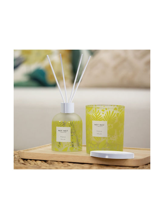 Nef-Nef Homeware Aromatisches Kerze in Gefäß mit Duft Floral Musk 260g