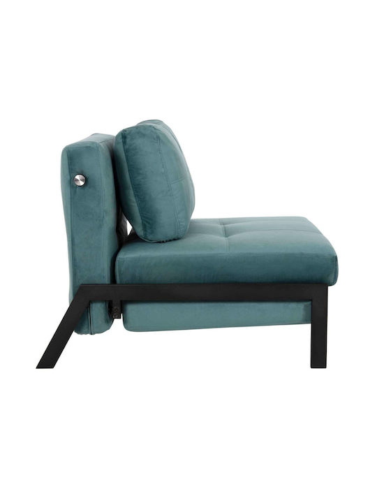 Massage Velvet Armchair Verde 95x92x66cm