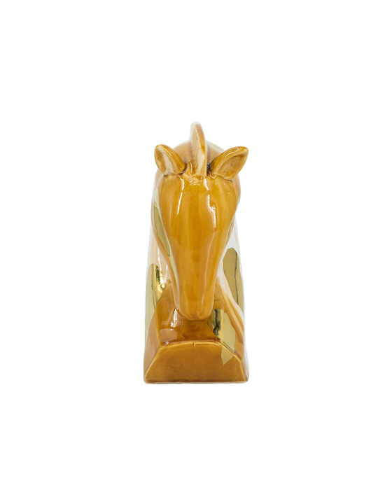 Artekko Ekko Decorative Ceramic Horse Multicolored 18.2x10.3x27 Cm