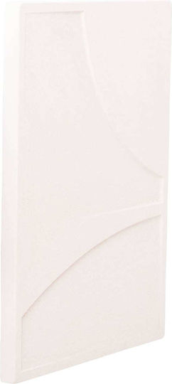 Rechteckiges Gemälde Fb94509 MDF Off-White Farbe 60x4 Dicke X80cm
