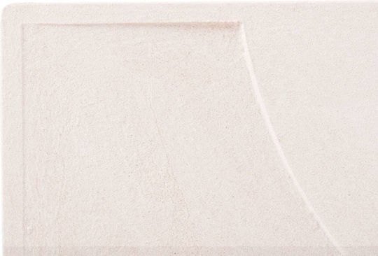 Rectangular Painting Fb94509 MDF Off-White Color 60x4 Thickness X80cm