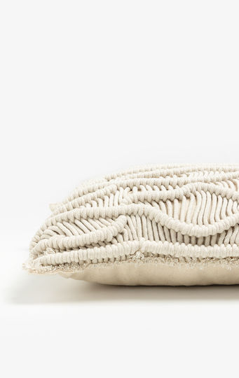 InTheBox Μαξιλάρι Καναπέ Krisha από 100% Βαμβάκι Ivory 30x50εκ.