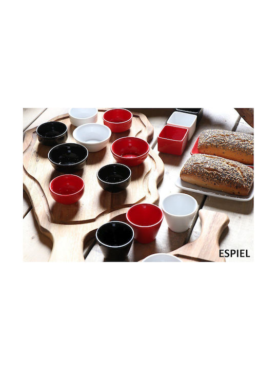 Espiel Servierschüssel Rund Rot mit Durchmesser 6cm