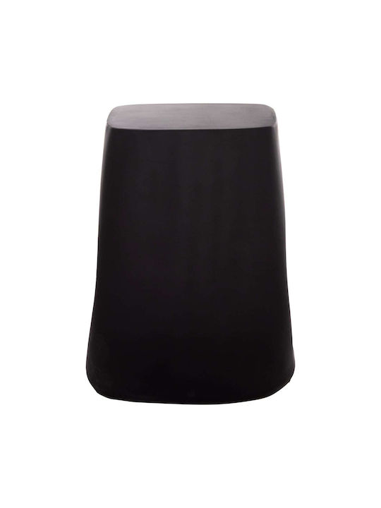 Stool For Living Room made of Polypropylene Black 58x28x45.5cm