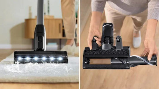 Bosch Unlimited 9 Elektrischer Stielstaubsauger Weiß